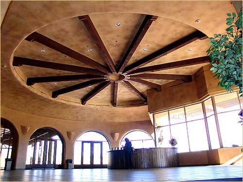 wooden tray ceiling design with lights and accessories