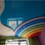 colorful POP ceiling designs with lights