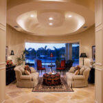 luxury false ceiling designs for living room from gypsum with lights