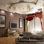 creative gypsum ceiling design for living room
