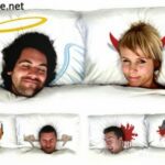 bed pillows, funny patterned bed pillows ideas