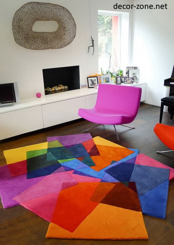 Modern living room rugs ideas