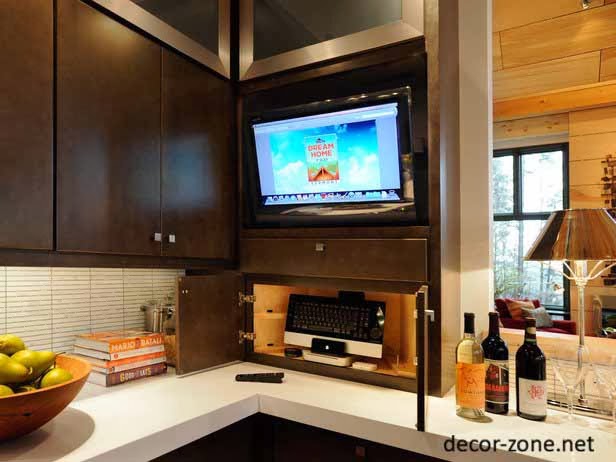tv shelves, kitchen decorating ideas tv shelves in the kitchen, kitchen decorating ideas
