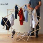 star shaped clothing rack for drying clothes
