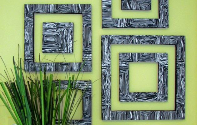 handmade decorated frames for wall decoration