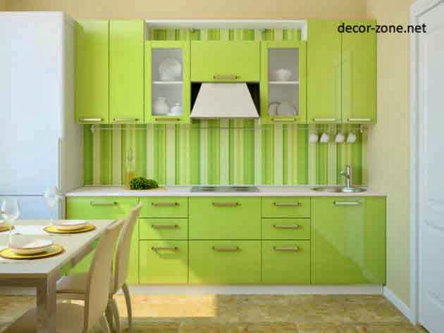 modern kitchen decorating ideas, fresh lime paint colors