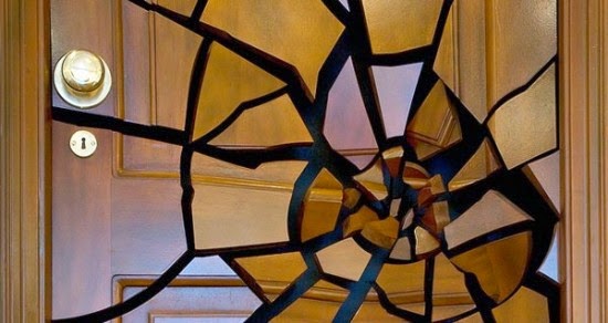 creative main door design idea by Leandro Erlich