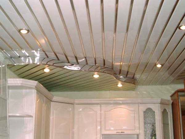metal suspended ceiling systems for modern kitchen