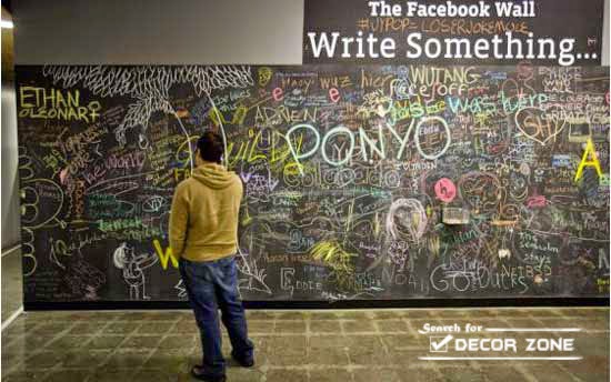 office wall decor solutions - chalk board