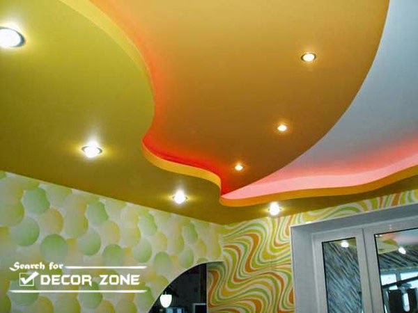 plasterboard suspended ceiling systems and designs, multi-level ceiling