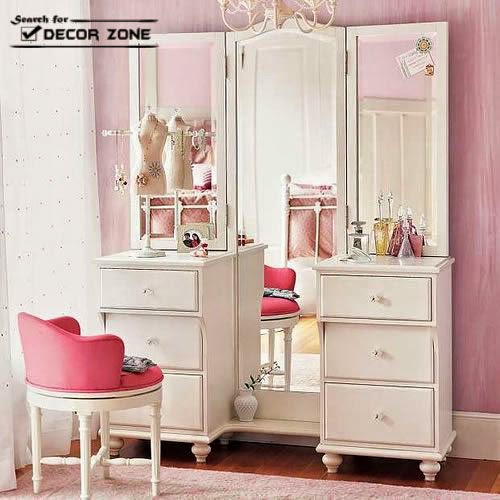 white dressing table designs