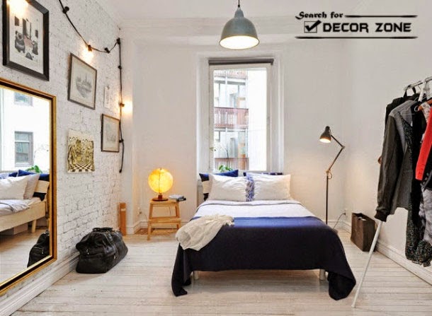 bedroom chandeliers for interior in Scandinavian style