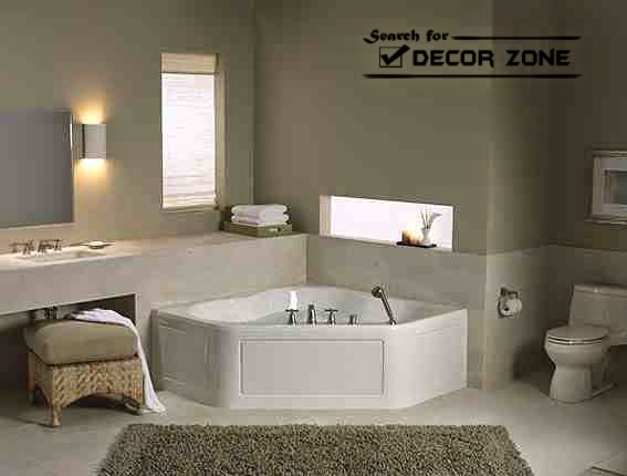small corner bath materials