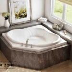 Corner bath : designs, materials and features