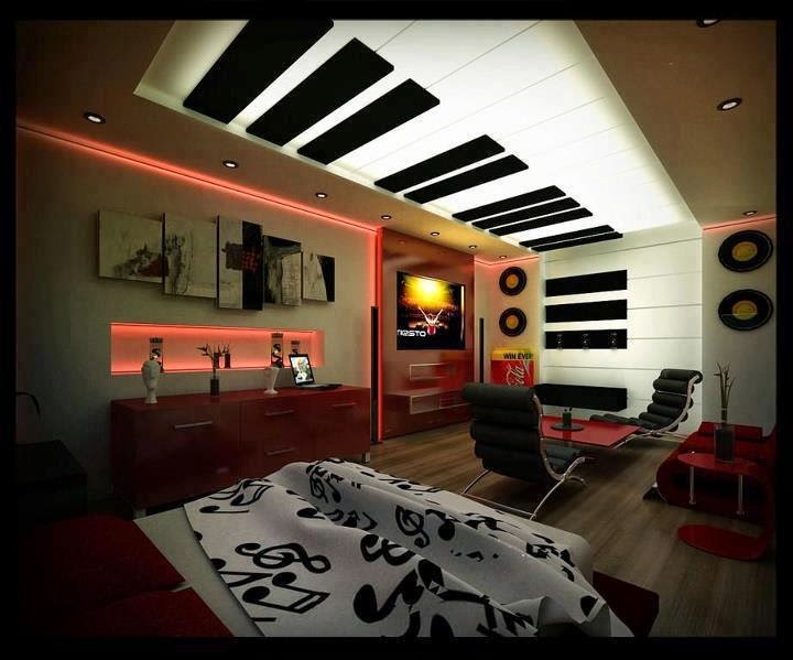 fabric false ceiling designs for bedroom