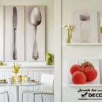 kitchen wall decor : 15 ideas and options