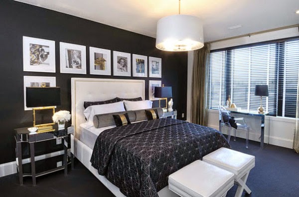 Style and elegance of black color in the interior Style and elegance of black color in the interior
