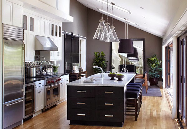 Style and elegance of black color in the interior Style and elegance of black color in the interior