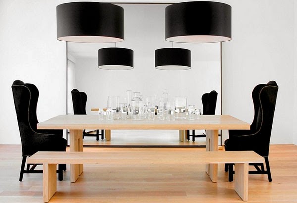 Style and elegance of black color in the interior Style and elegance of black color in the interior