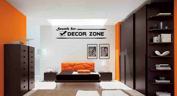 Italian bedroom wardrobe with shelves