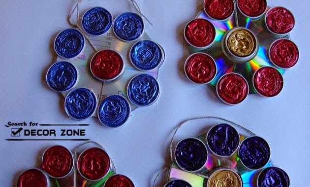 CD recycling to decorate your walls