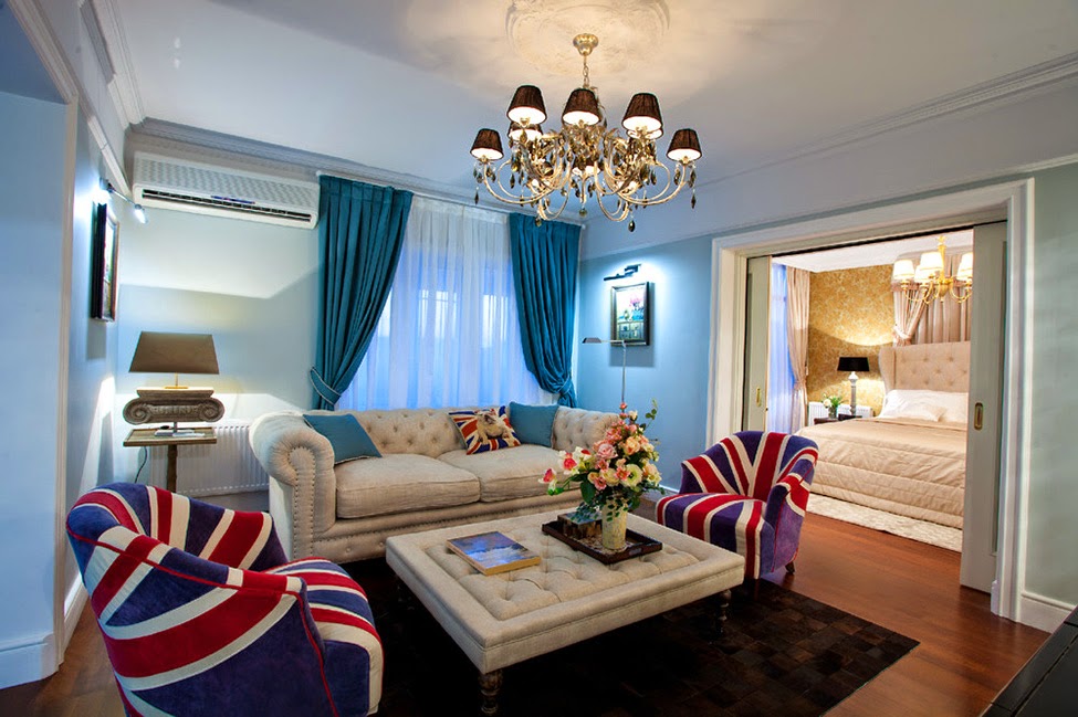 The best designs for English style in interior room 2015