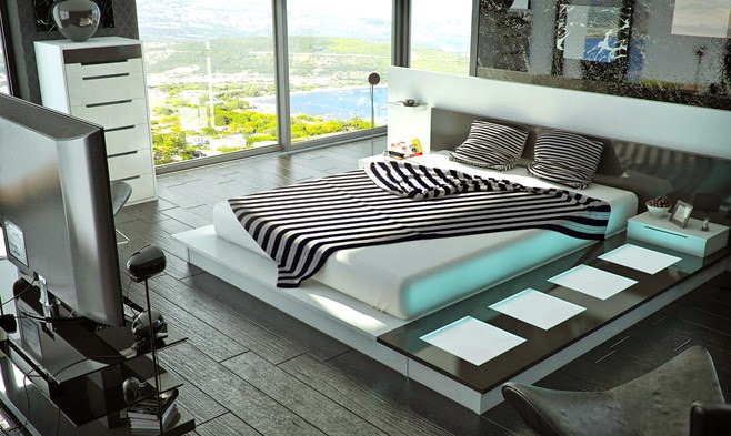 The best tips of High-tech style for bedroom in home