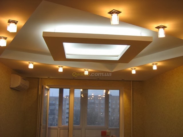 15 false ceiling designs with ceiling lighting for small rooms