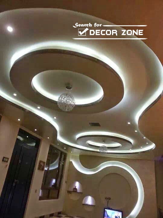 5 New false ceiling designs with LED ceiling lights
