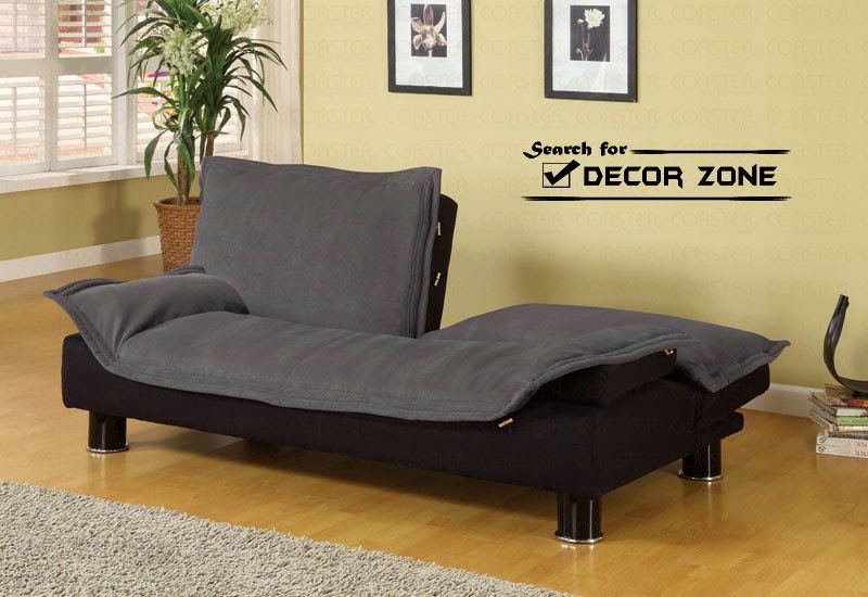 metal futon sofa bed for modern interior
