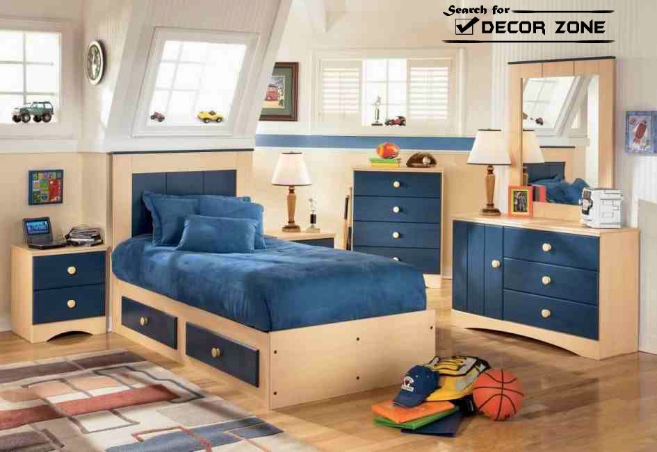small bedroom furniture ideas - platform bed with storage drawers