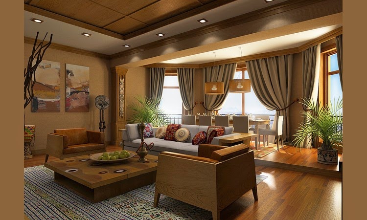 Top tips for African style in stylish apartment 2015