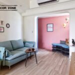 Colorful studio apartment design in Taiwanese city