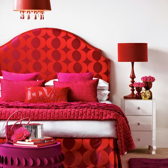 15 Bedroom design ideas in red color combinations