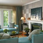 Trendy living room wallpaper ideas, colors, patterns and types