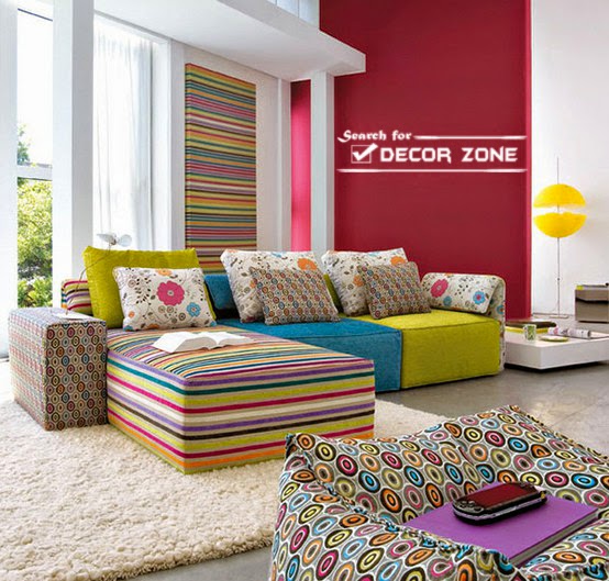 25 living room decorating ideas in bright colors