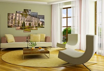 living room wall art ideas for minimalist interior