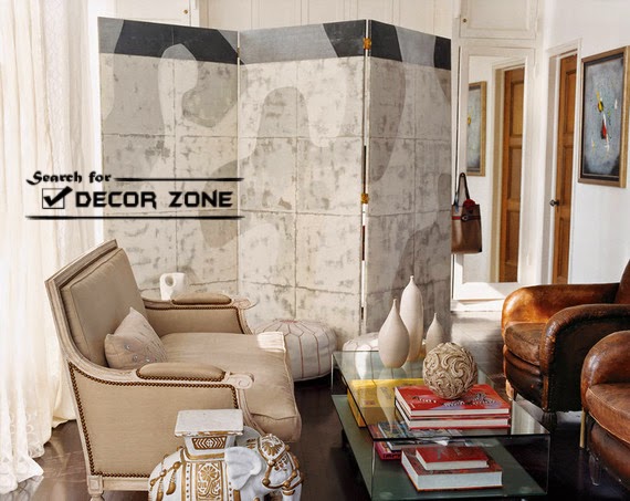 small living room dividing with screen