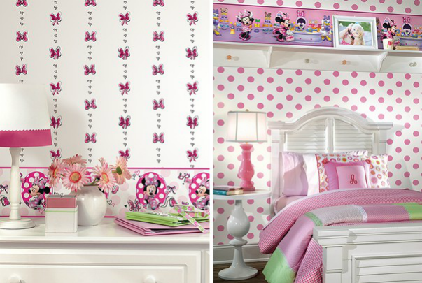 Top ideas for wall paper Cartoons and comics in children room 2015