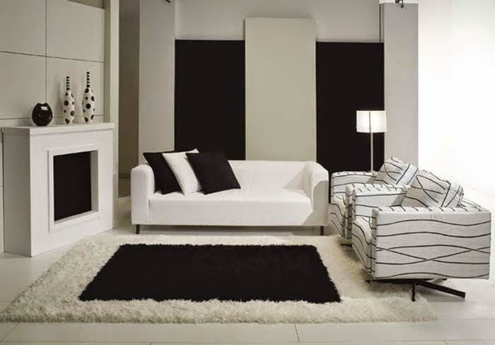 15 Black and White living room designs and ideas