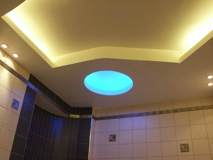 bathroom ceiling lights for dividing the room working areas