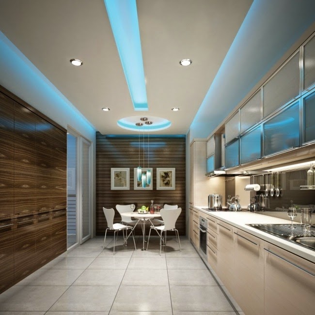 25 Creative LED ceiling lights are built in suspended ceiling designs