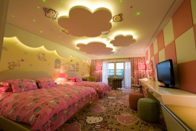 15 Cool ceiling design ideas for kids room interior