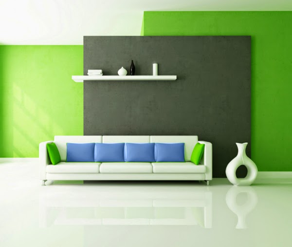 Living room color schemes, 20 green blue color combinations