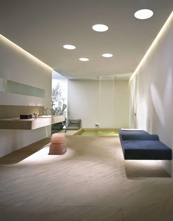 minimalis bathroom suspended ceiling and lighting ideas for working areas